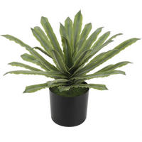 KUNSTPFLANZE Agave 33 cm Grün - Grün, Kunststoff (40cm)