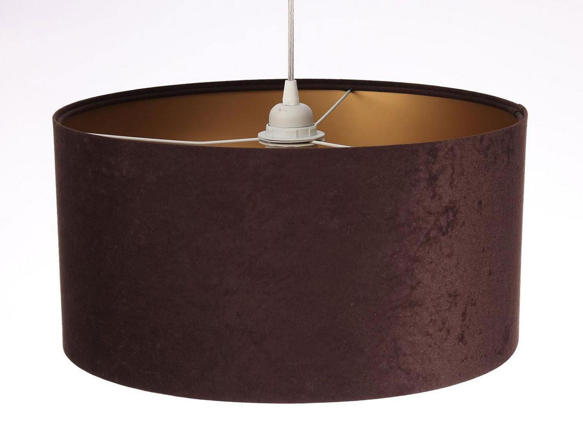 HÄNGELEUCHTE Gold 50/25 cm - Goldfarben/Braun, Kunststoff (50/0.8/25cm) - ONZENO