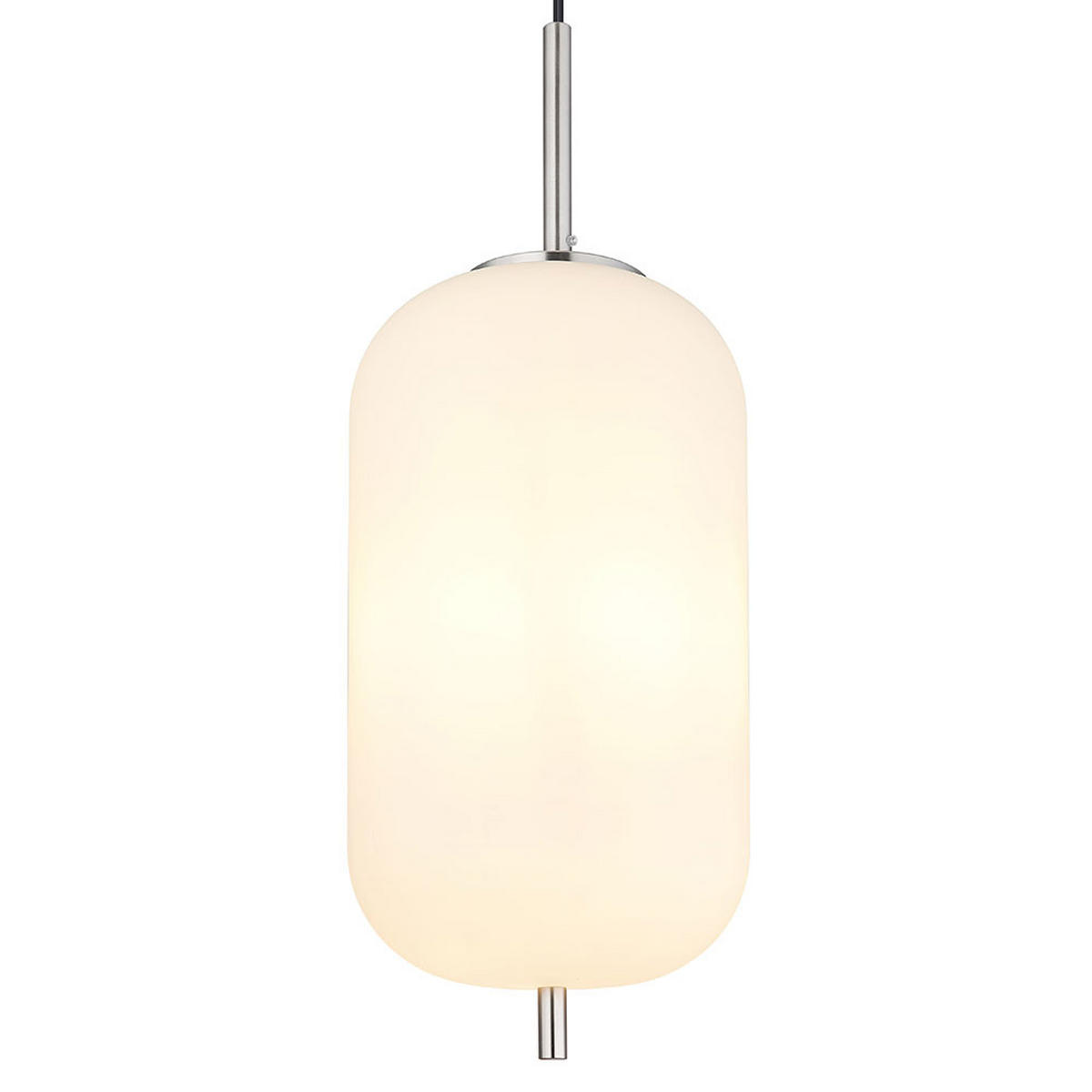 LED HÄNGELEUCHTE Metall Silber - Silberfarben, Glas (22/22/120cm) - Globo Lighting