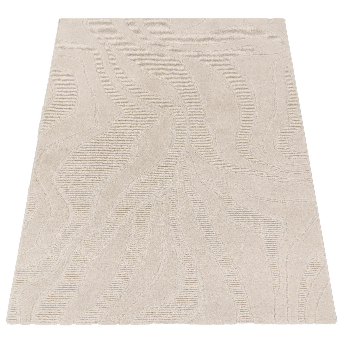 KURZFLORTEPPICH 240/330 cm Aura 702 - Creme, Textil (240/330cm) - Paco Home