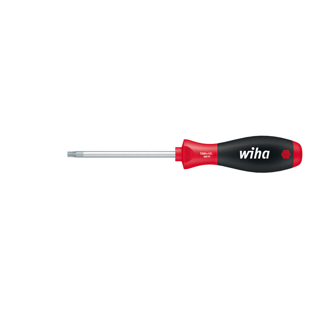 TORX-SCHRAUBENDREHER SoftFinish 362TR, T20H, 100 mm - Multicolor, Kunststoff (210/30/30cm) - Wiha