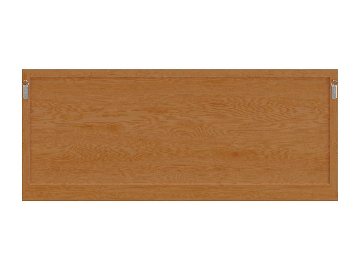 WANDSPIEGEL mit Ablage - Eiche - 120 x 50 cm - Holzfarben - JIAO - Naturfarben, Holz (120/50/12cm) - Vente-Unique