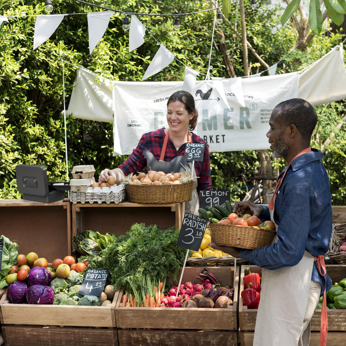 POKLADŇA - biela, kov/plast (20/8.5/17cm) - Relaxdays