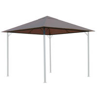 ERSATZDACH Pavillon 3x3 m Taupe / Beigegrau - Taupe, Textil (297/1/297cm) - QUICK STAR