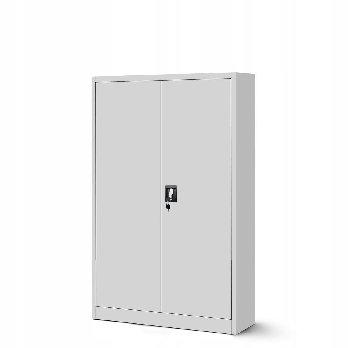 BÜROSCHRANK KEVIN - Grau, Metall (90/140/40cm) - Jan Nowak