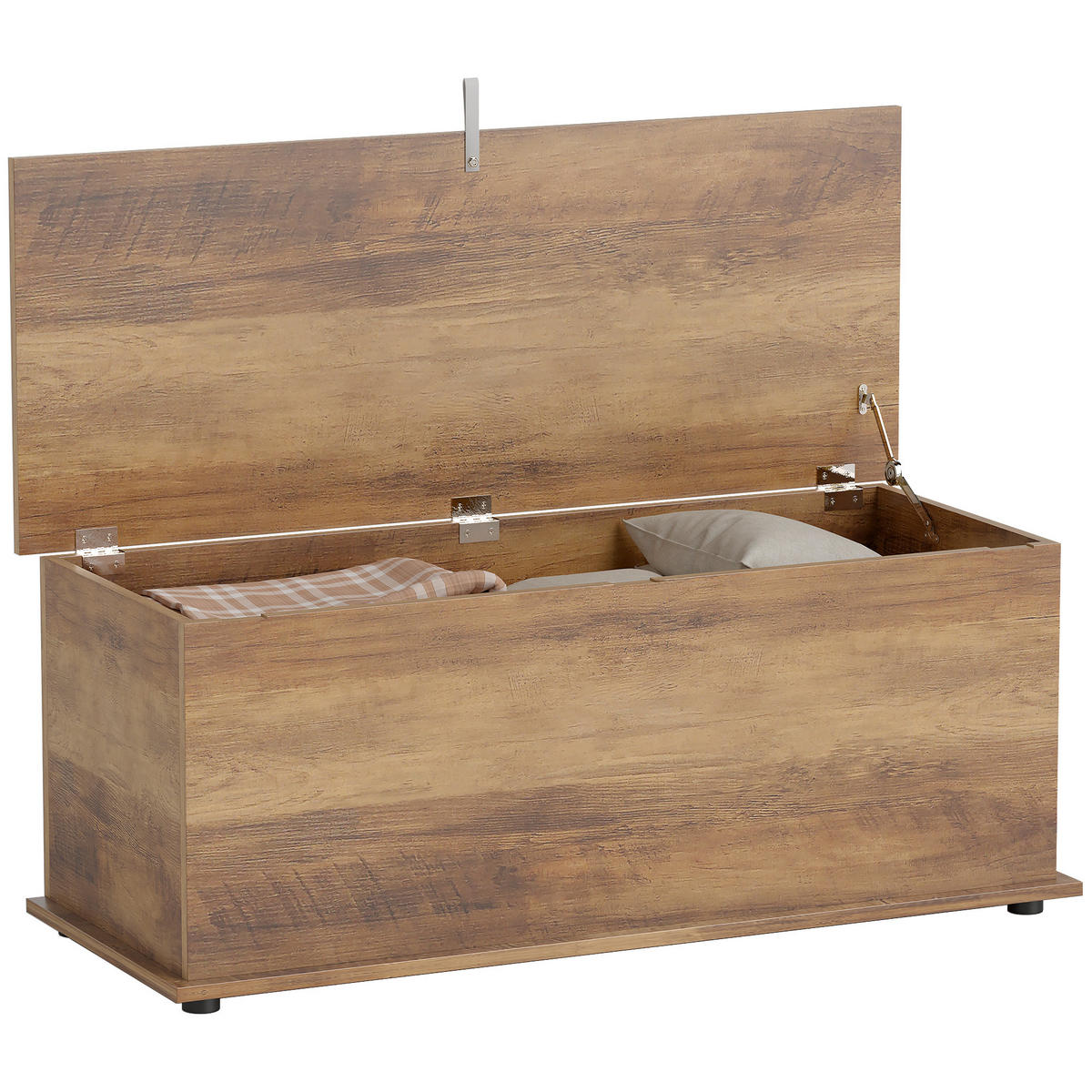KISSENBOX DE-12479 mit klappdeckel 100/40/40 cm Braun - Braun, Holzwerkstoff (40/40/100cm) - ComfortXL