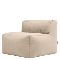 SITZSACK-SOFA Sessel - Beige, Textil (95/68/100cm) - icon