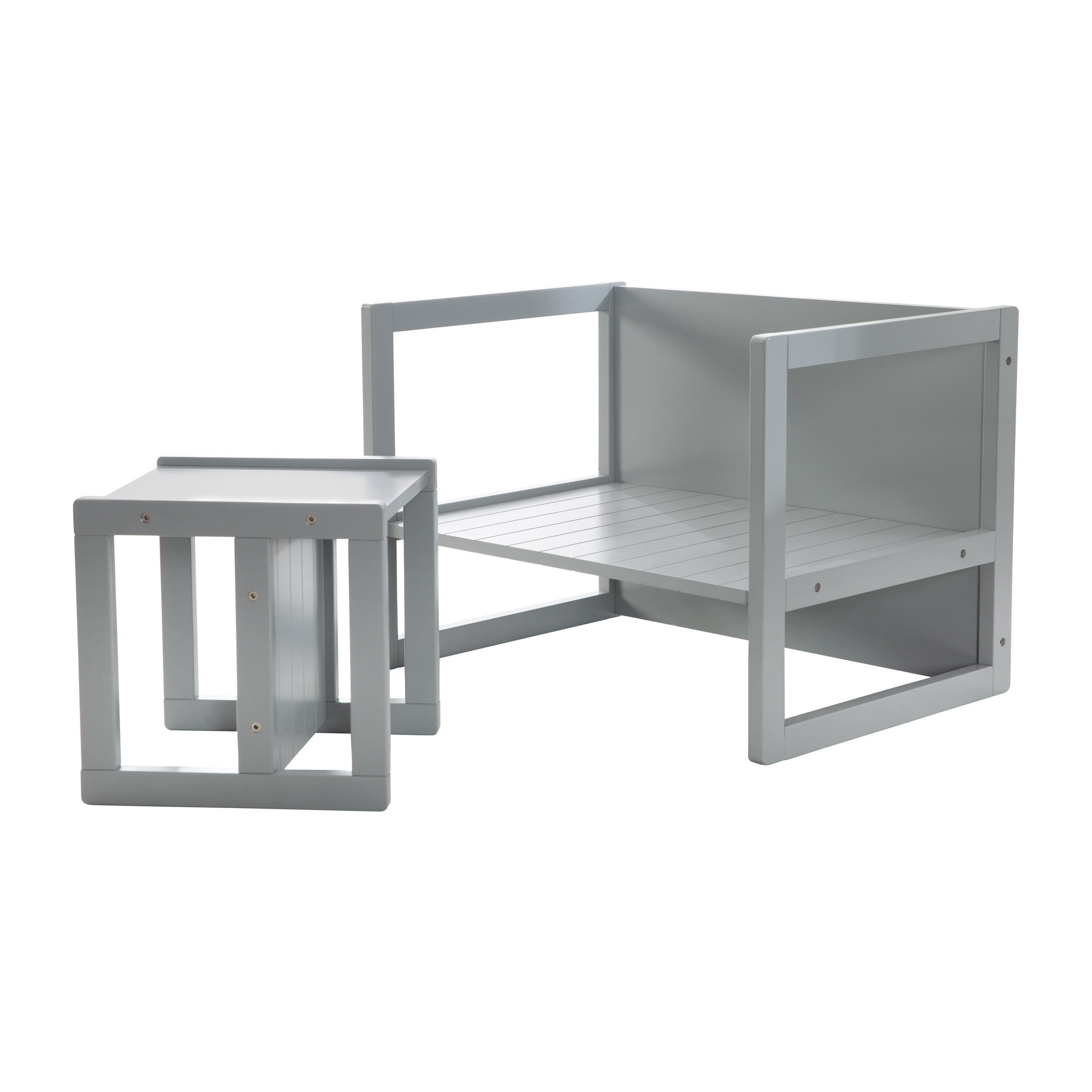 KINDERSITZGRUPPE - Grau, Holzwerkstoff (57/30/44cm) - Roba