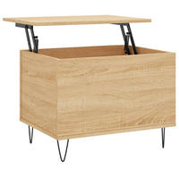 COUCHTISCH Sonoma-Eiche 60x44,5x45 cm Holzwerkstoff - Hellbraun, Holzwerkstoff (60/44.5/45cm) - furnicato