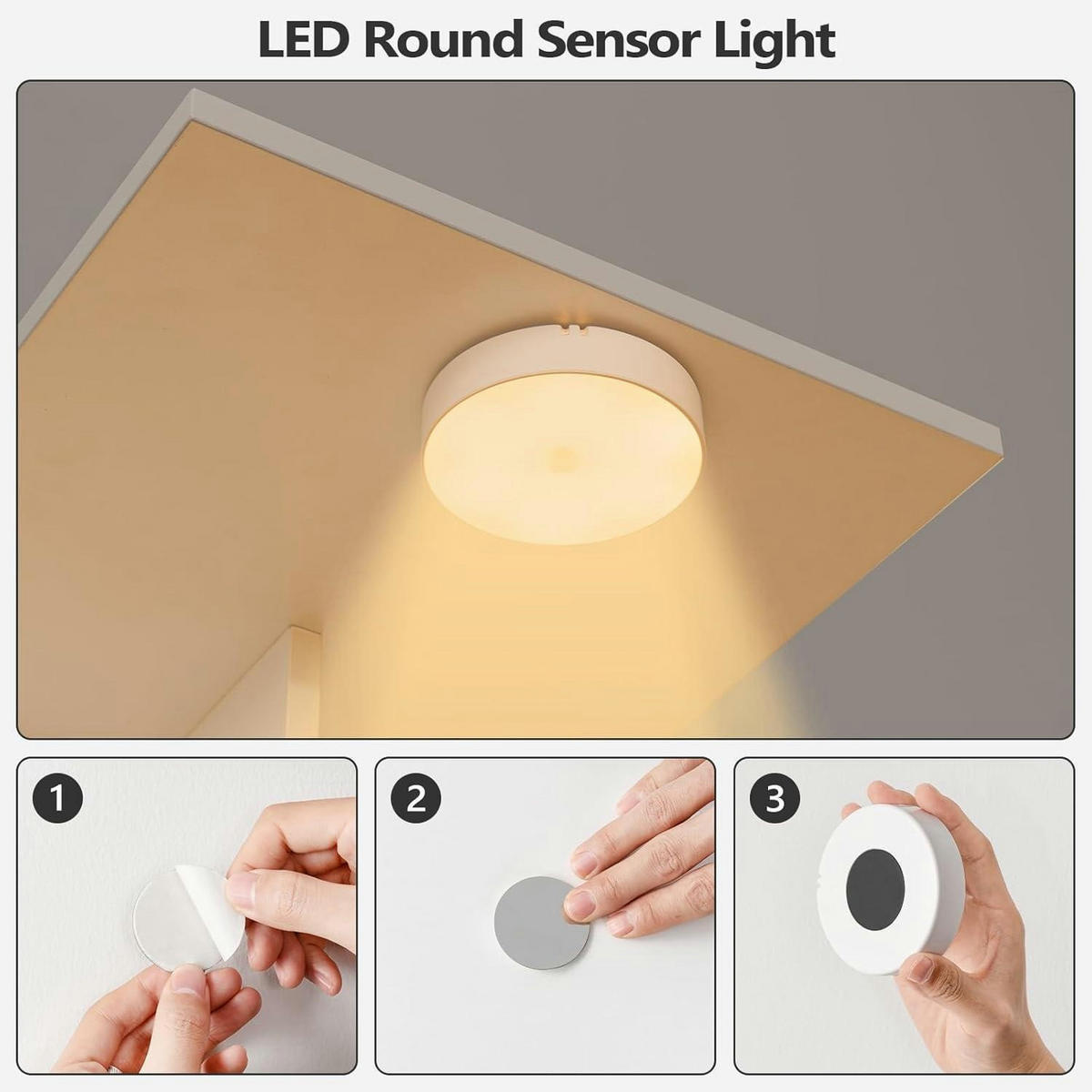 BEISTELLTISCH mit Ladestation und LED-Sensorleuchte Weiß 38 x 28 x 62 cm - Weiß, Holzwerkstoff (28/38/62cm)