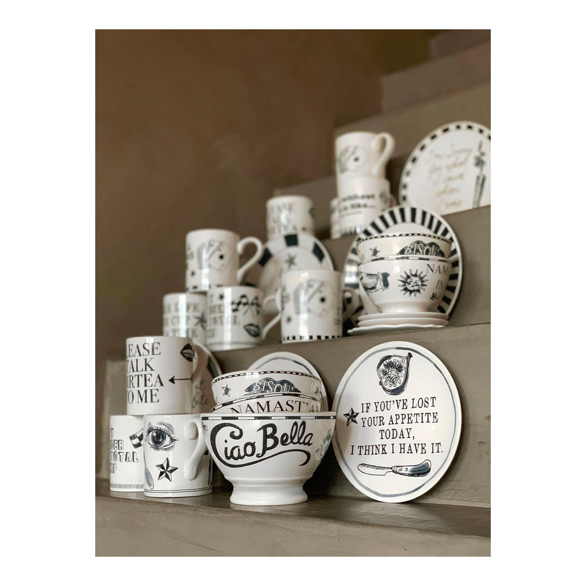 BECHER Du bist süß in Schwarz - 300 ml - Schwarz, Keramik (0.3L) - Blond Amsterdam