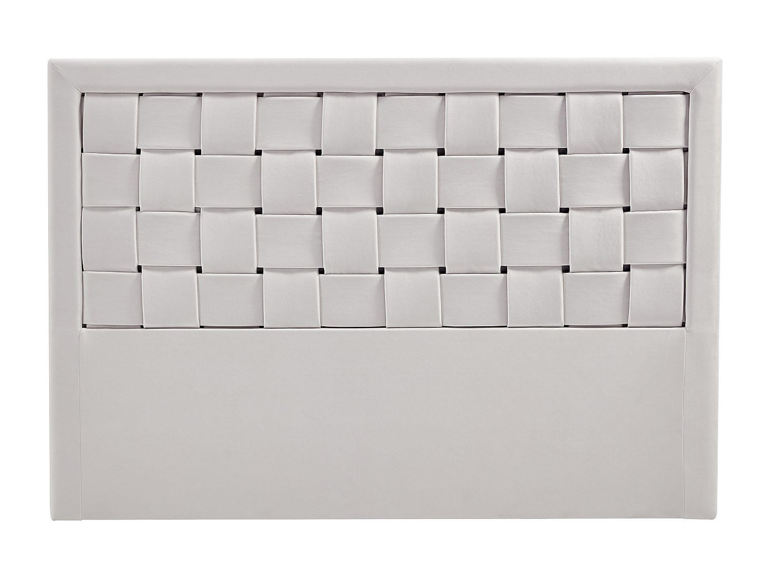 BETTKOPFTEIL- 160 cm - Samt - Beige - JENNA - Beige, Textil (160/92/7cm) - Vente-Unique