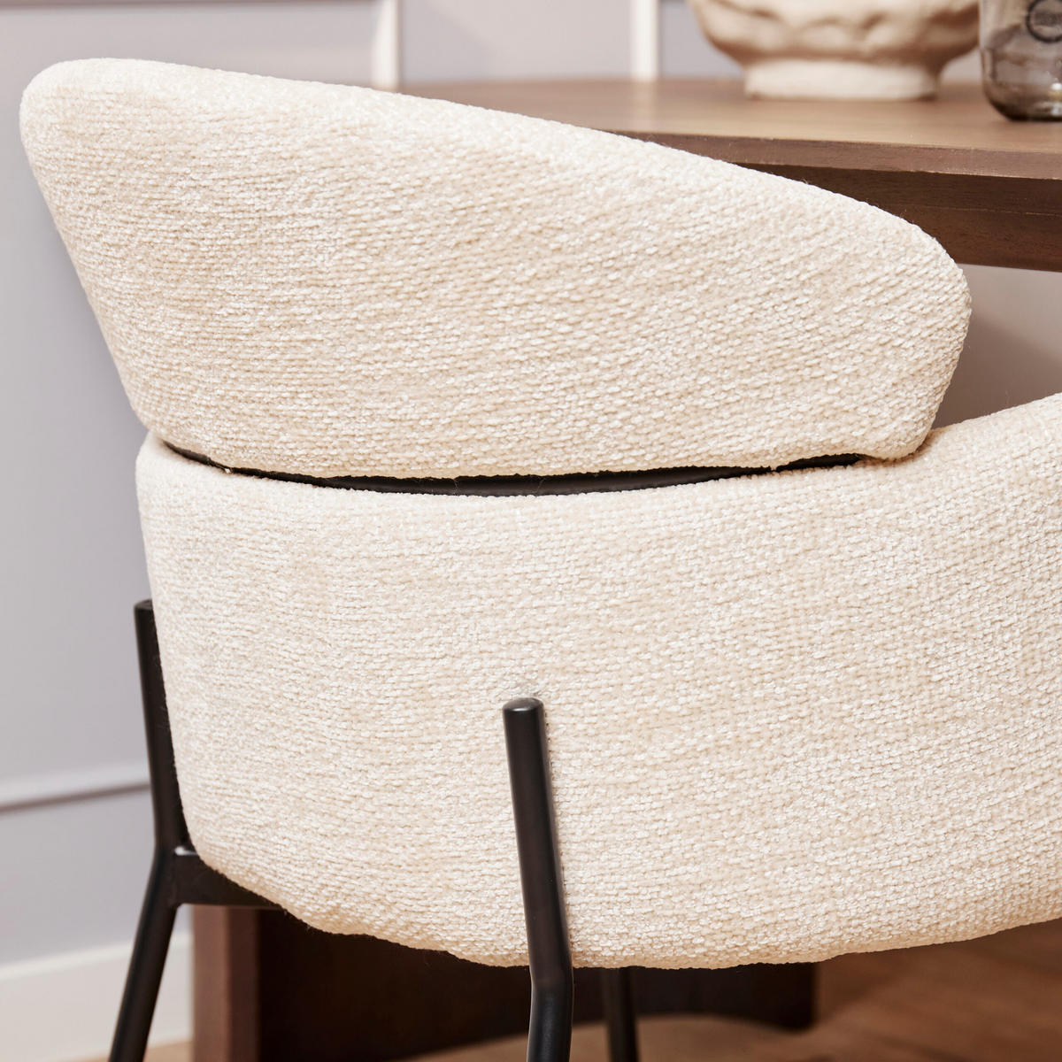 ESSZIMMERSTUHL Otis Weiß 60,5/74,5/55 cm - Weiß, Textil (74/55/60cm) - Starfurn