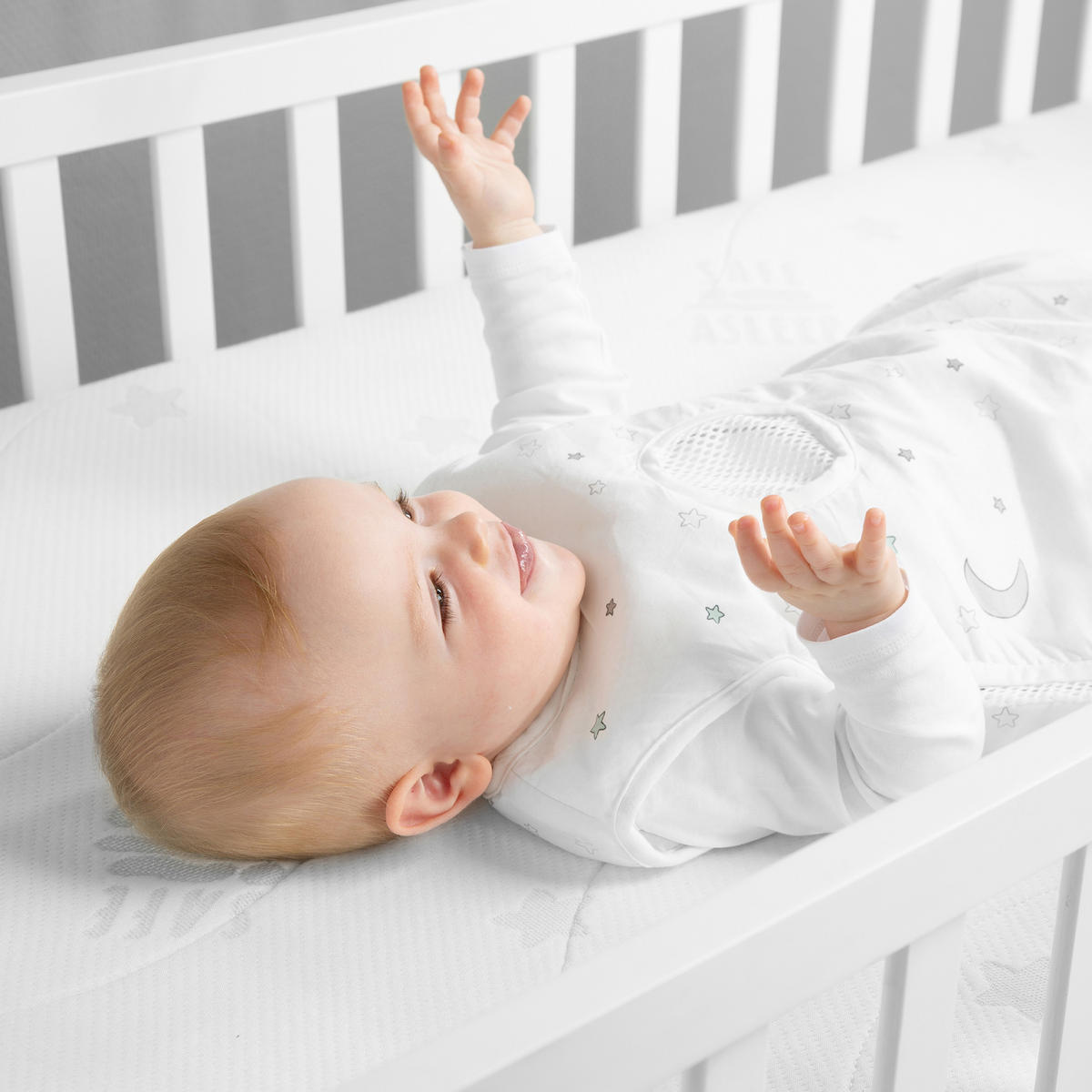 BABYBETTMATRATZE Air Balance PLUS 70 x 140 cm - Weiß, Textil (70/140cm) - Roba