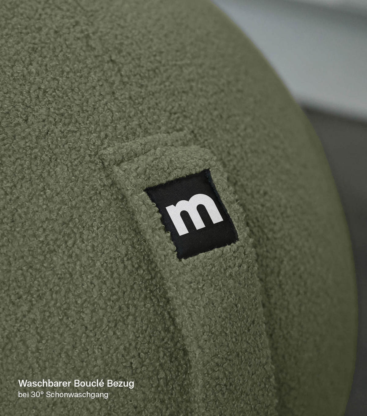 SITZBALL Der Runde - Grün, Textil (65/65/65cm) - Mokebo