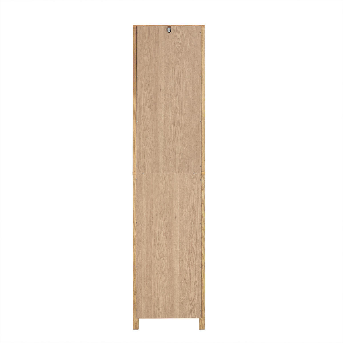 HOCHSCHRANK mit Wäschesack - Hellbraun, Holzwerkstoff (40/172/35cm) - SoBuy