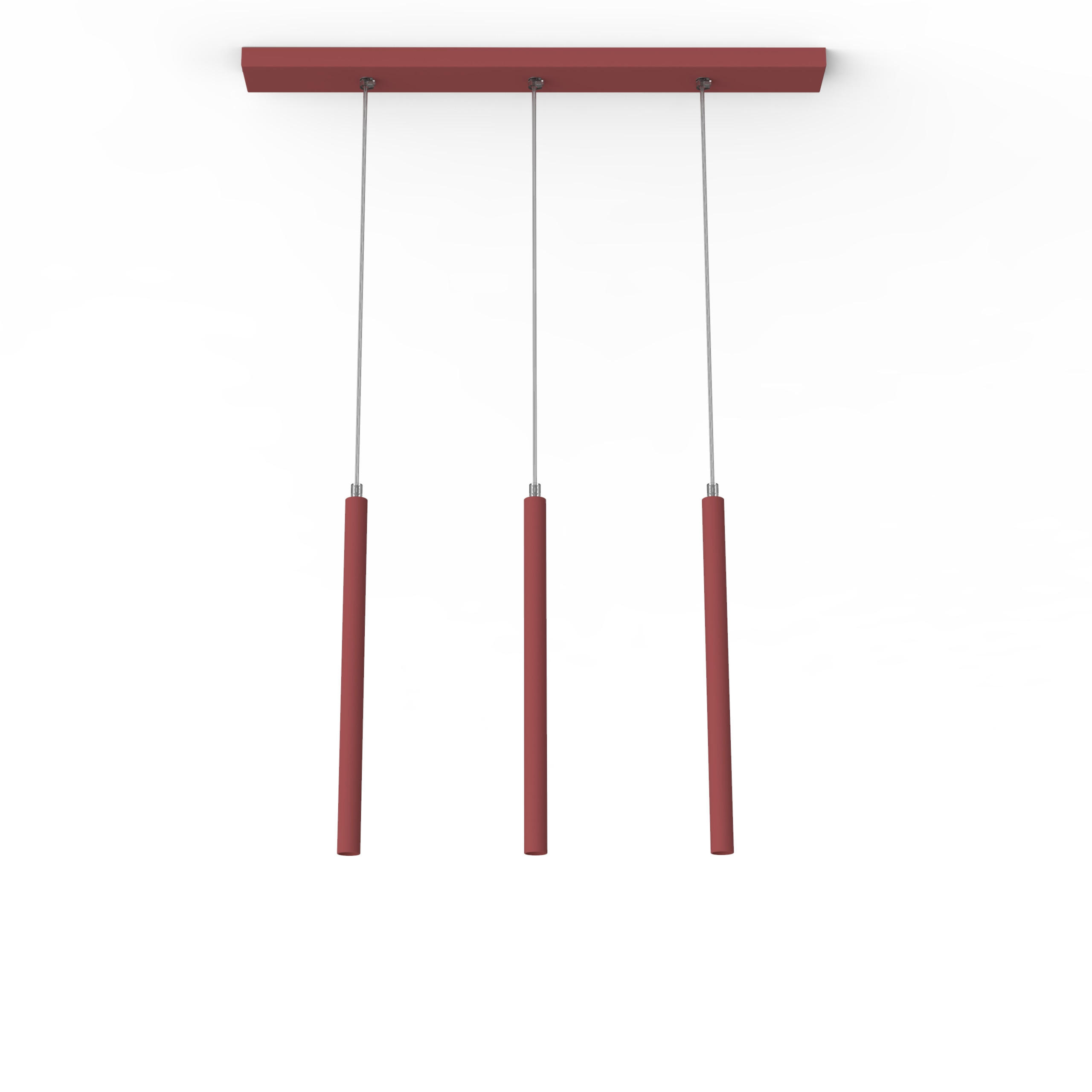 LED-HÄNGELEUCHTE - Rot, Metall (6/70/40cm) - Lumicom