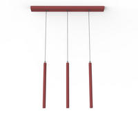 LED-HÄNGELEUCHTE - Rot, Metall (6/70/40cm) - Lumicom