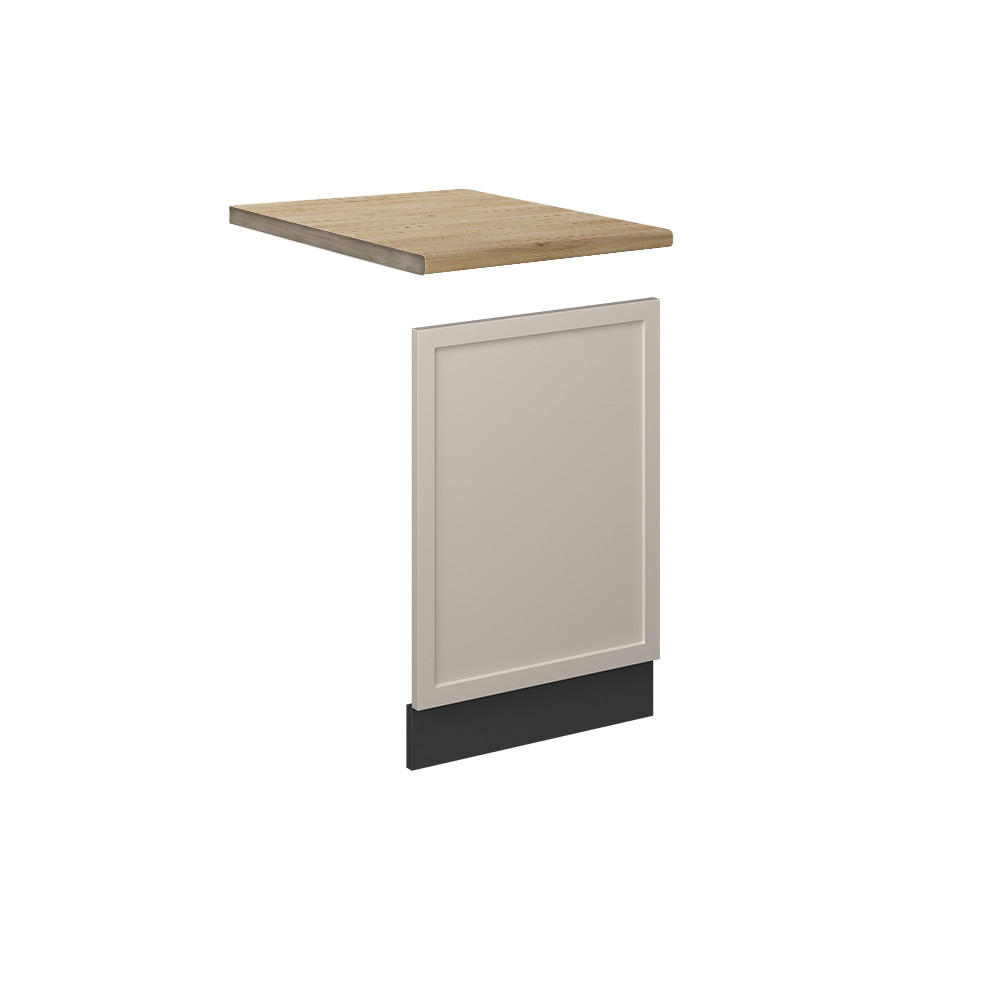 FRONTPANEL Fame-Line Gr&aring;beige 45 cm , AP Oak Greige, Antracit 67.4/45/60 cm