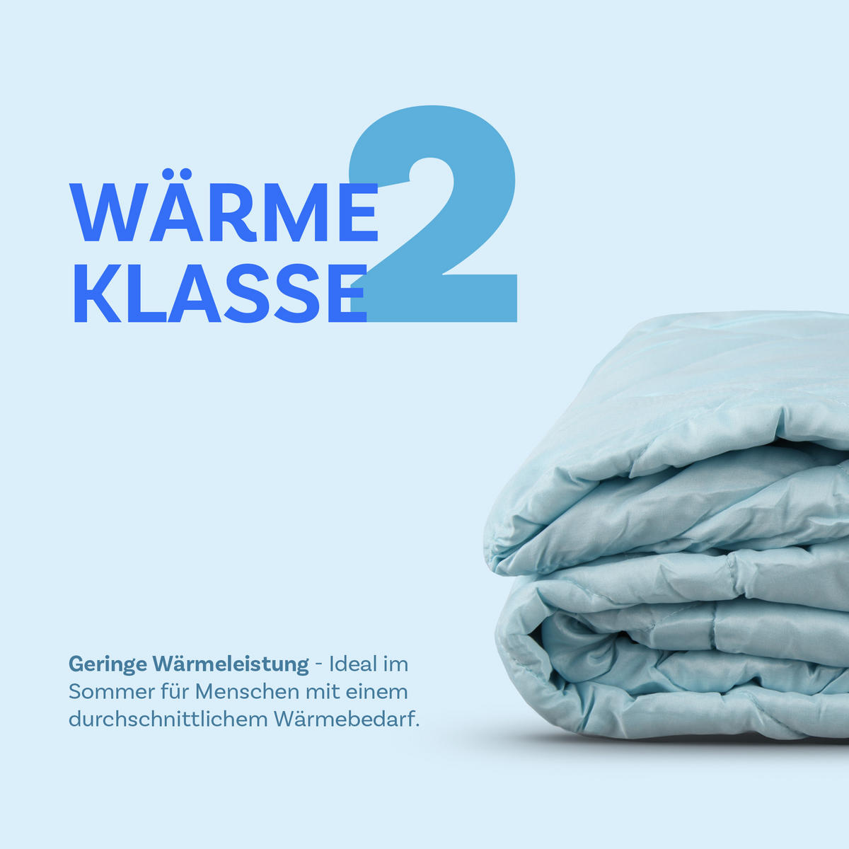 BETTDECKE leichte Sommerbettdecke - Helblau - 200 x 200 cm - ohne Bezug nutzbar - Hellblau, Textil (200/200cm) - Bestlivings