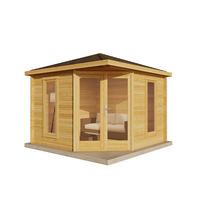 GARTENHAUS Holz Liwa Compact - Pinienfarben, Holz (312/266/312cm) - Alpholz