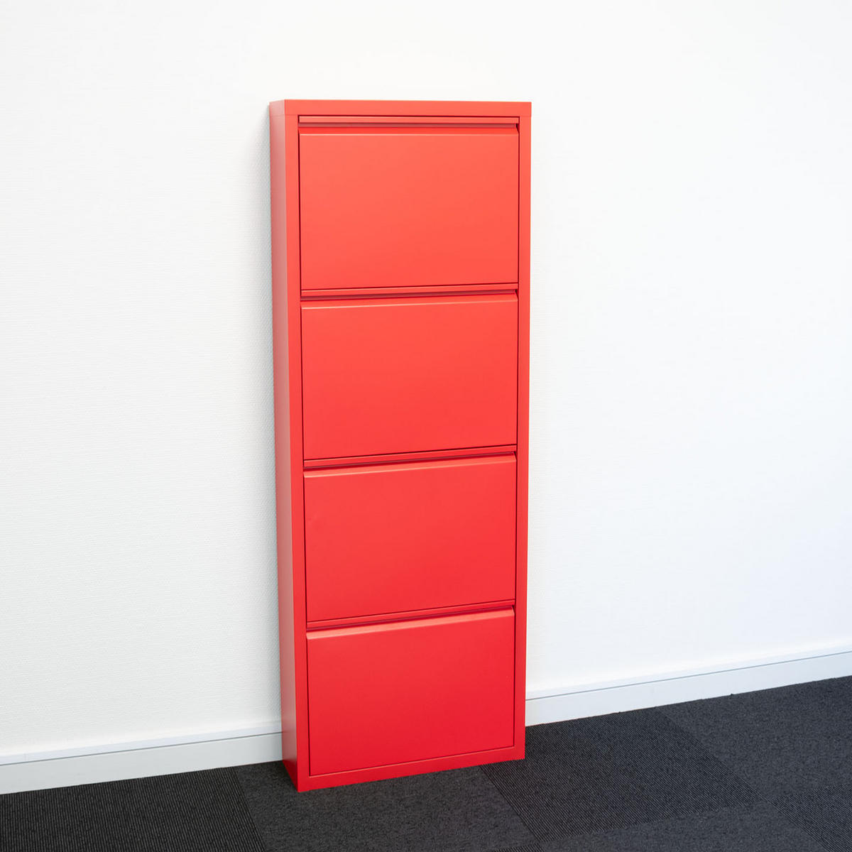 SCHUHKIPPER rot - Rot, Holzwerkstoff (50/140/16cm) - ebuy24