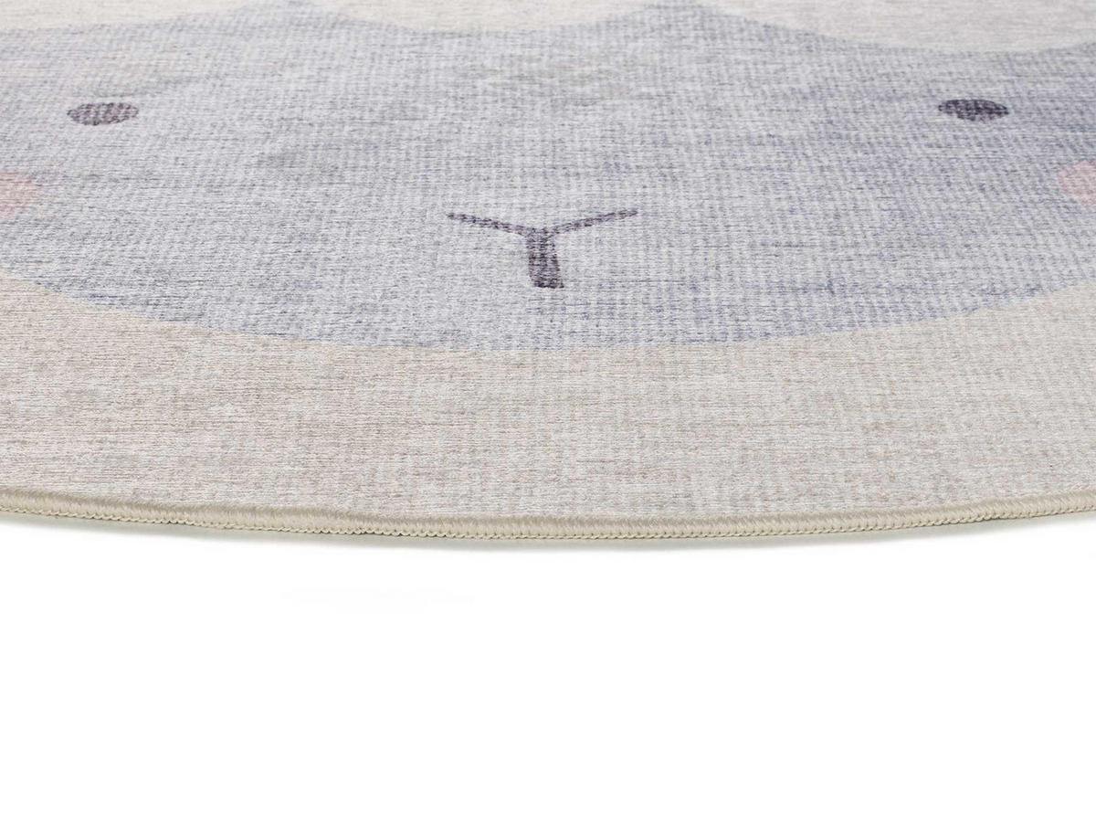 KINDERTEPPICH Waschbar Creme Candy 120/120 cm - Creme, Kunststoff/Textil (120/120cm) - Atticgo