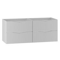 WASCHTISCHUNTERSCHRANK 120cm Tao Weiß - Weiß, Holzwerkstoff (120/50/46.5cm) - Petits-meubles