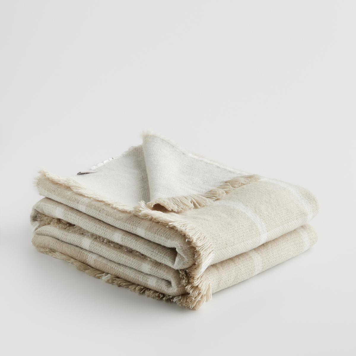 DECKE Mina - Hellgrau, Textil (130/170cm) - home&you