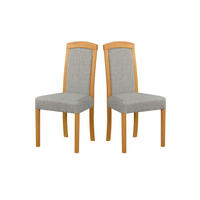 STUHL 2er Roma 7, grandson - Beige, Holz (45/96/41cm) - Leaf Design