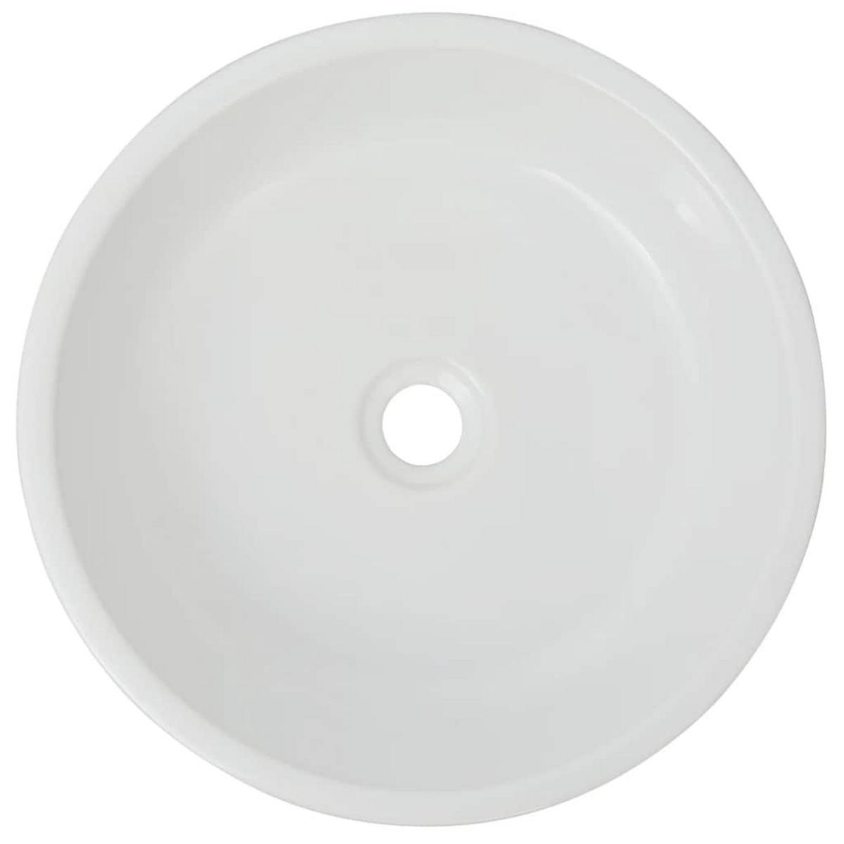 WASCHBECKEN Kupka 42/42/12 cm - Weiß, Keramik (42/12/42cm) - Nettlife