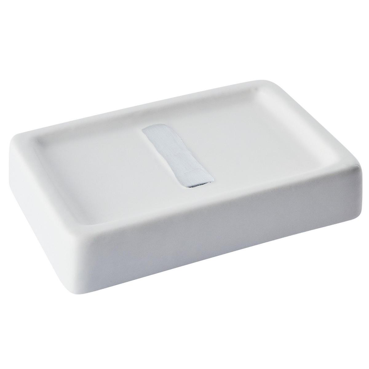 BADEZIMMER Set 3-teilig Keramik beige Sonana - Beige, Stein (8/19/8cm) - Beliani