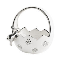 KORB Flosales bunny - Weiß, Stein (14.8/19.4/16cm) - home&you