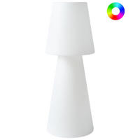 LED-LAMPE Weiß Sabanas - Weiß, Kunststoff (30/30/80cm) - Beliani