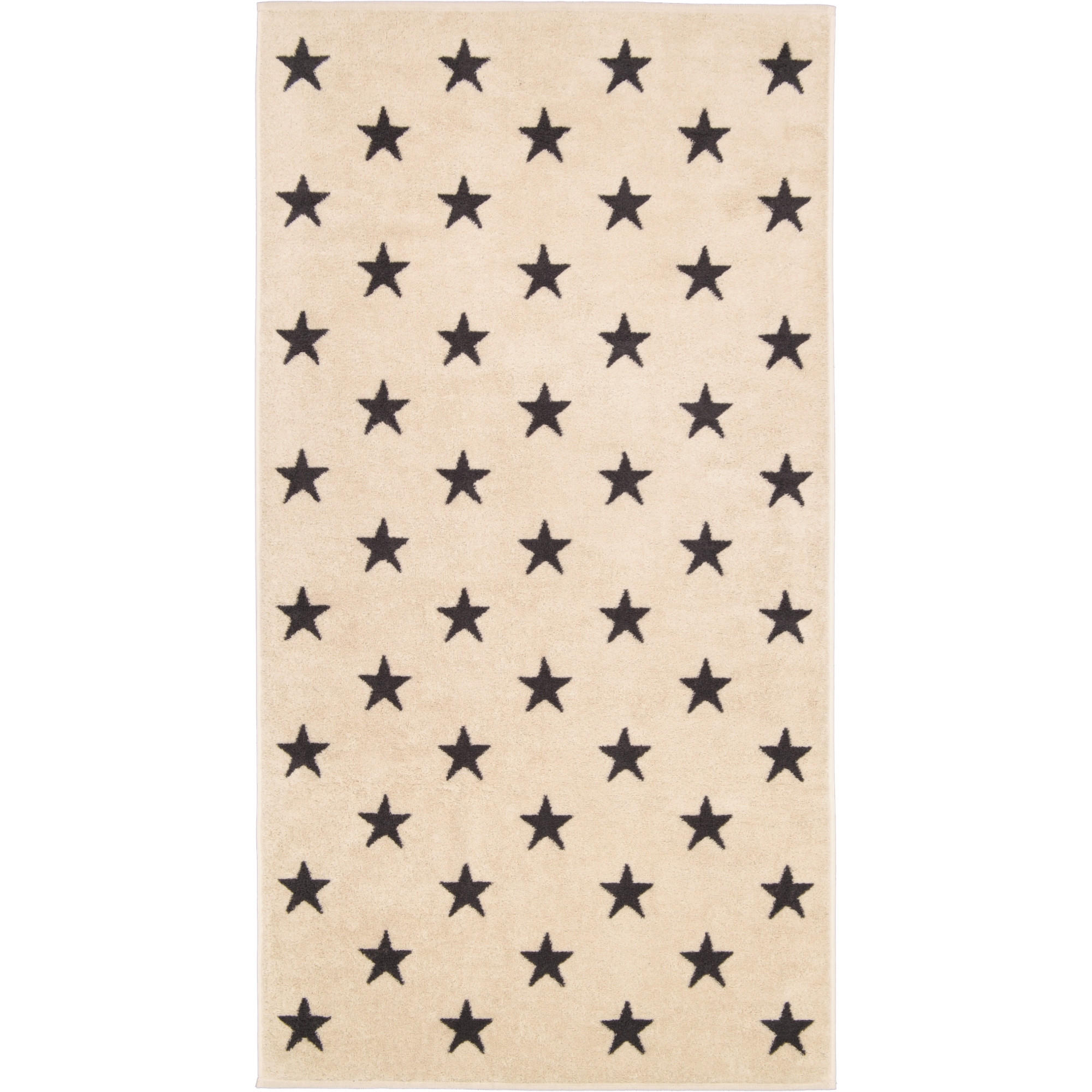 DUSCHTUCH NEW STARS STERNE GROSS 6260 BEIGE/BASALT - 37 - Grau, Textil (70/140cm) - Cawoe
