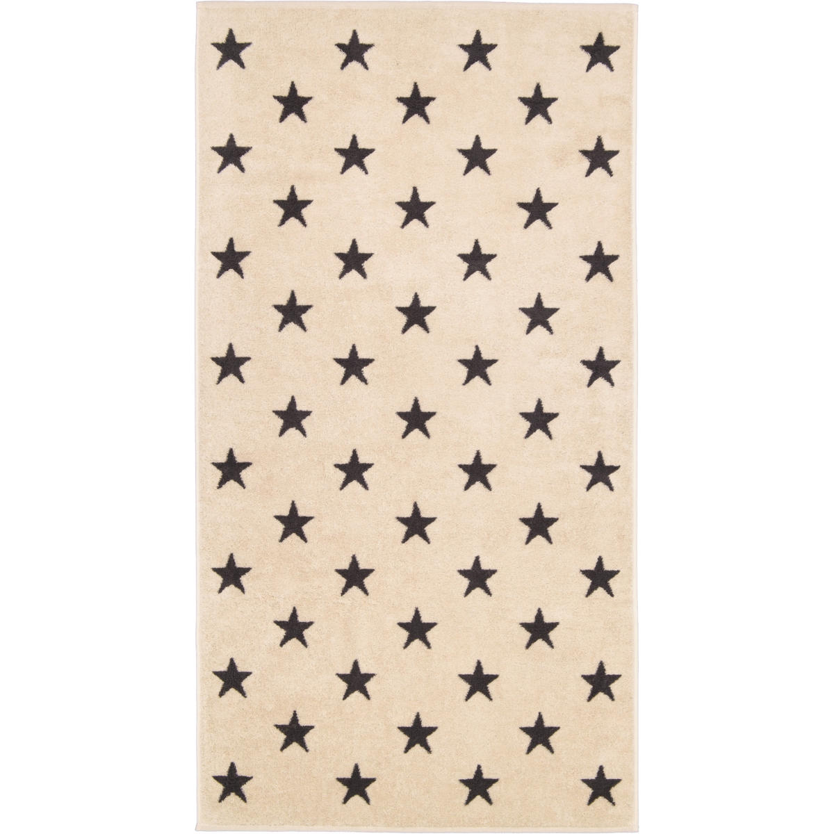 DUSCHTUCH NEW STARS STERNE GROSS 6260 BEIGE/BASALT - 37 - Grau, Textil (70/140cm) - Cawoe