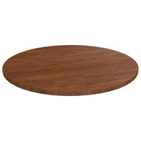TISCHPLATTE Runde Dunkelbraun Ø50/1,5 Cm Behandeltes Eichenholz - Dunkelbraun, Holz (50/50/1.5cm) - vidaXL