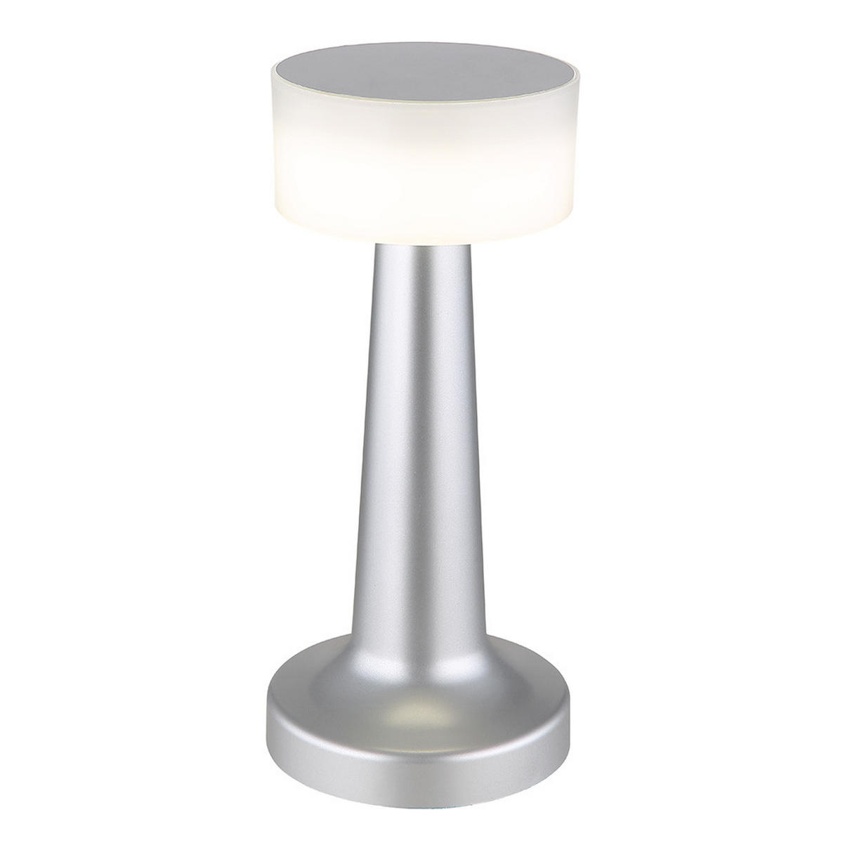 LED TISCHLEUCHTE Angelika Messing - Silberfarben, Kunststoff (9.5/9.5/21.5cm) - Globo Lighting