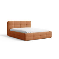 POLSTERBETT 17 140 x 200 cm – Aragon – Bett mit Federmechanismus und Stauraum - Orange, Holz (140/200cm) - ROYAL24_MARKT