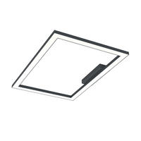 LED-DECKENLEUCHTE - Anthrazit, Metall (40/60/100cm) - Lumicom