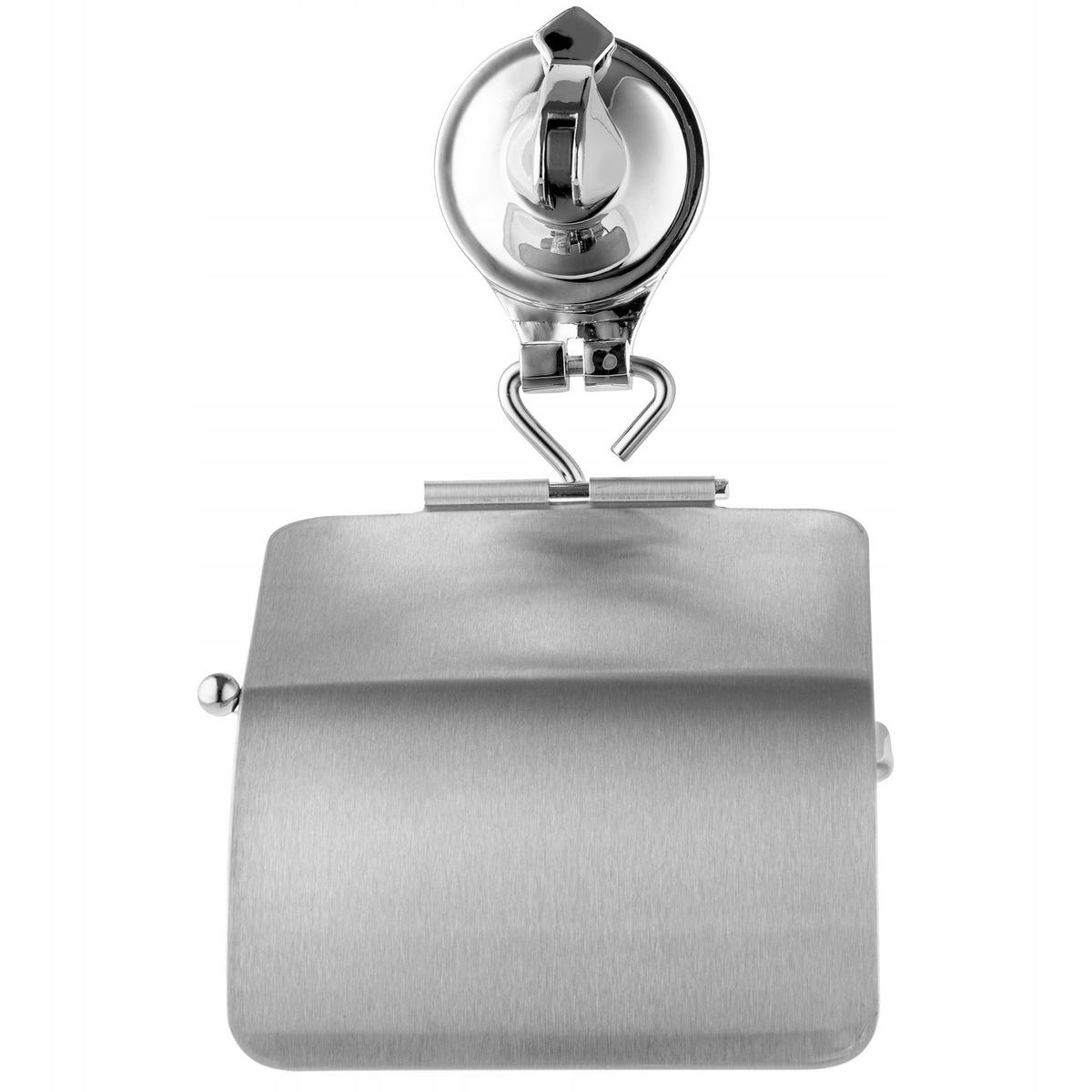 TOILETTENPAPIERHALTER 10 x 22 cm, silber - Silberfarben, Metall (10/22cm) - KADAX