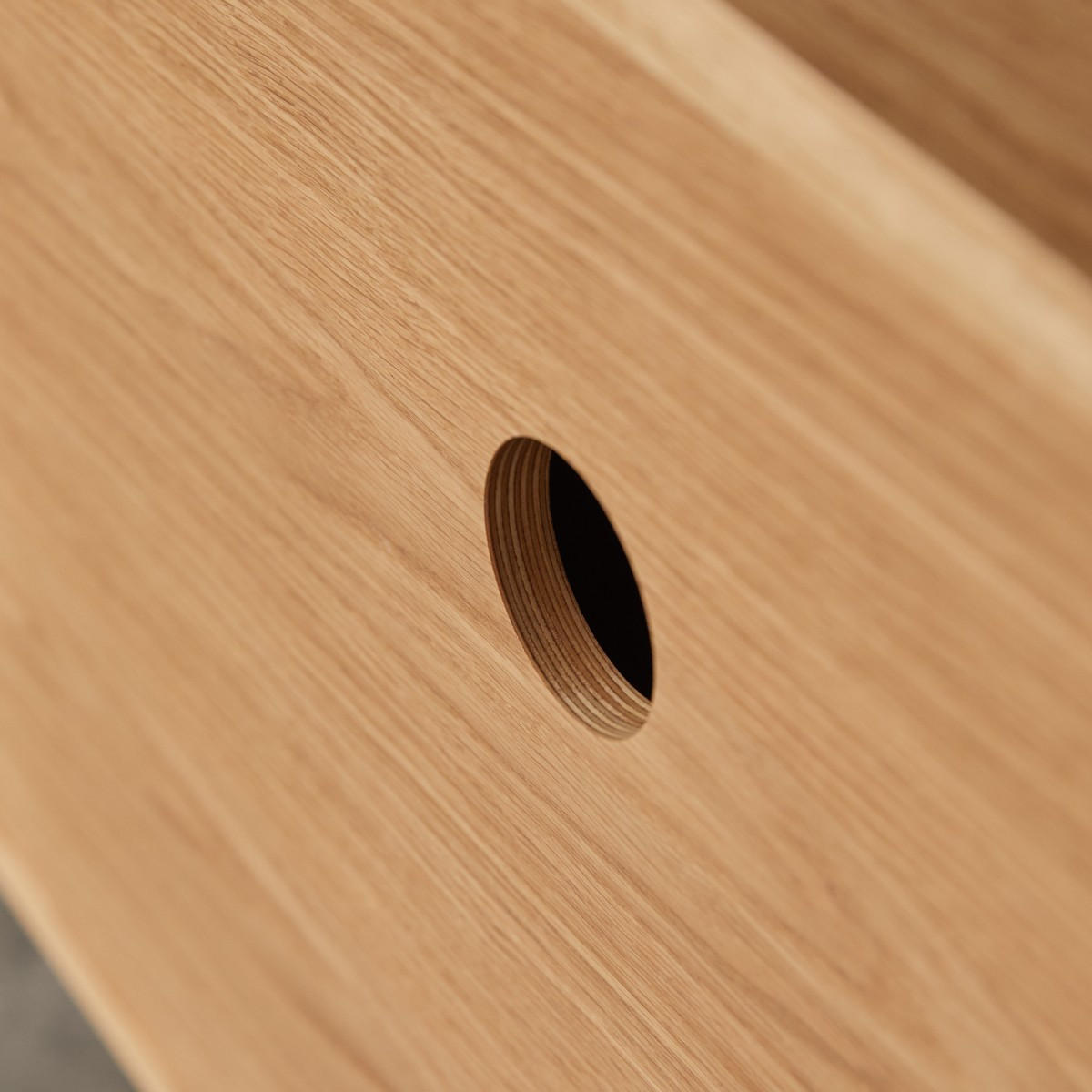 TV-SCHRANK Miu Natur aus Eiche - Naturfarben, Holz (200/70/48cm) - Tikamoon