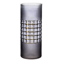 VASE Serenite Grau 12/12/30.5 cm Glas - Grau, Glas (30.5cm) - Mondex