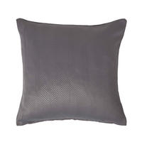 KISSENHÜLLE Fischgrät-Muster 45/45 cm - Dunkelgrau, Textil (45/45cm) - Homescapes