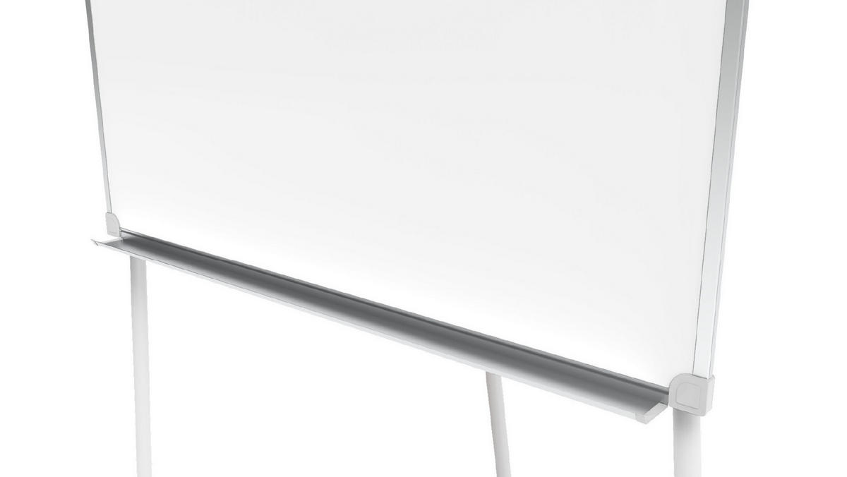 FLIPCHART - Dreibeinig 100x70cm - Weiß, Metall (100/70/1.5cm) - ALLboards