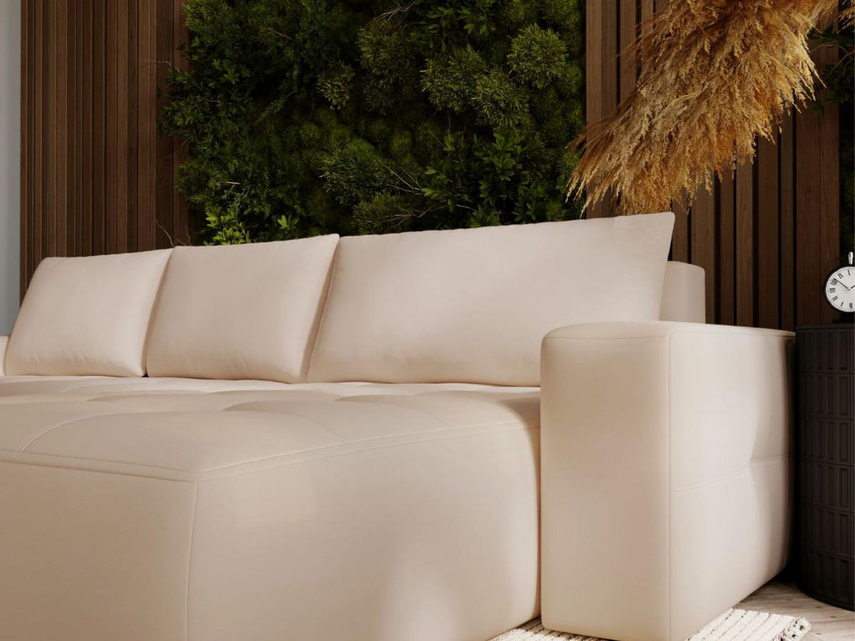 ECKSOFA Portland Beige Rechts - Beige, Holz/Kunststoff (250/165cm) - Graingold