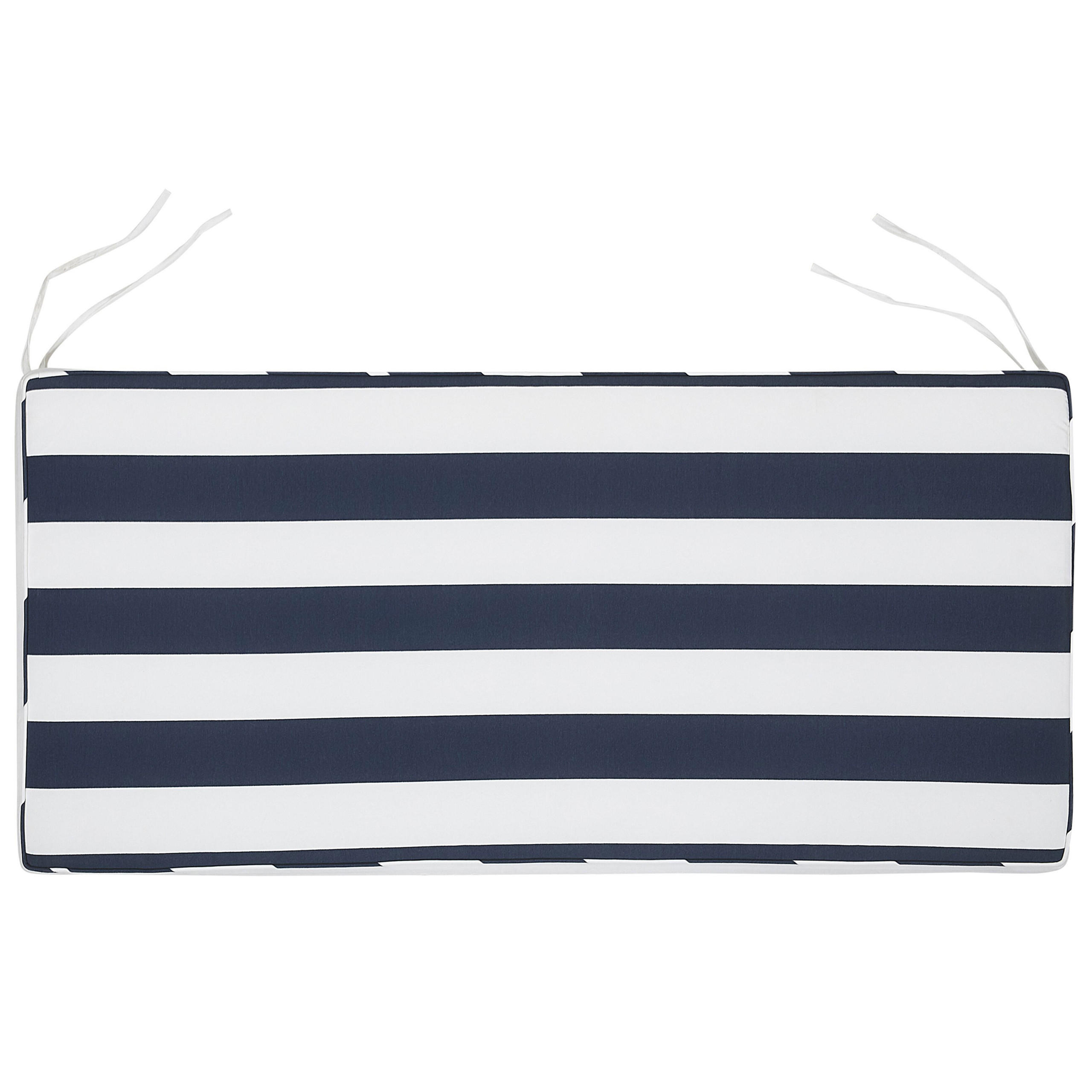 SITZBANKPOLSTER KISSEN Blau Vivara - Blau, Textil (152/5/54cm) - Beliani