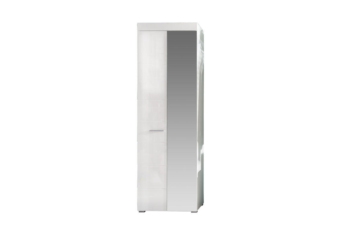 KLEIDERSCHRANK weiß - Weiß, Holzwerkstoff (62/195/38cm) - ebuy24