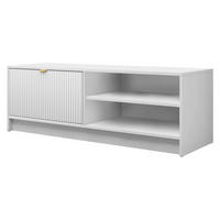 TV-ELEMENT Tireno - Goldfarben/Weiß, Holzwerkstoff/Metall (120/40/40cm) - MIRJAN24