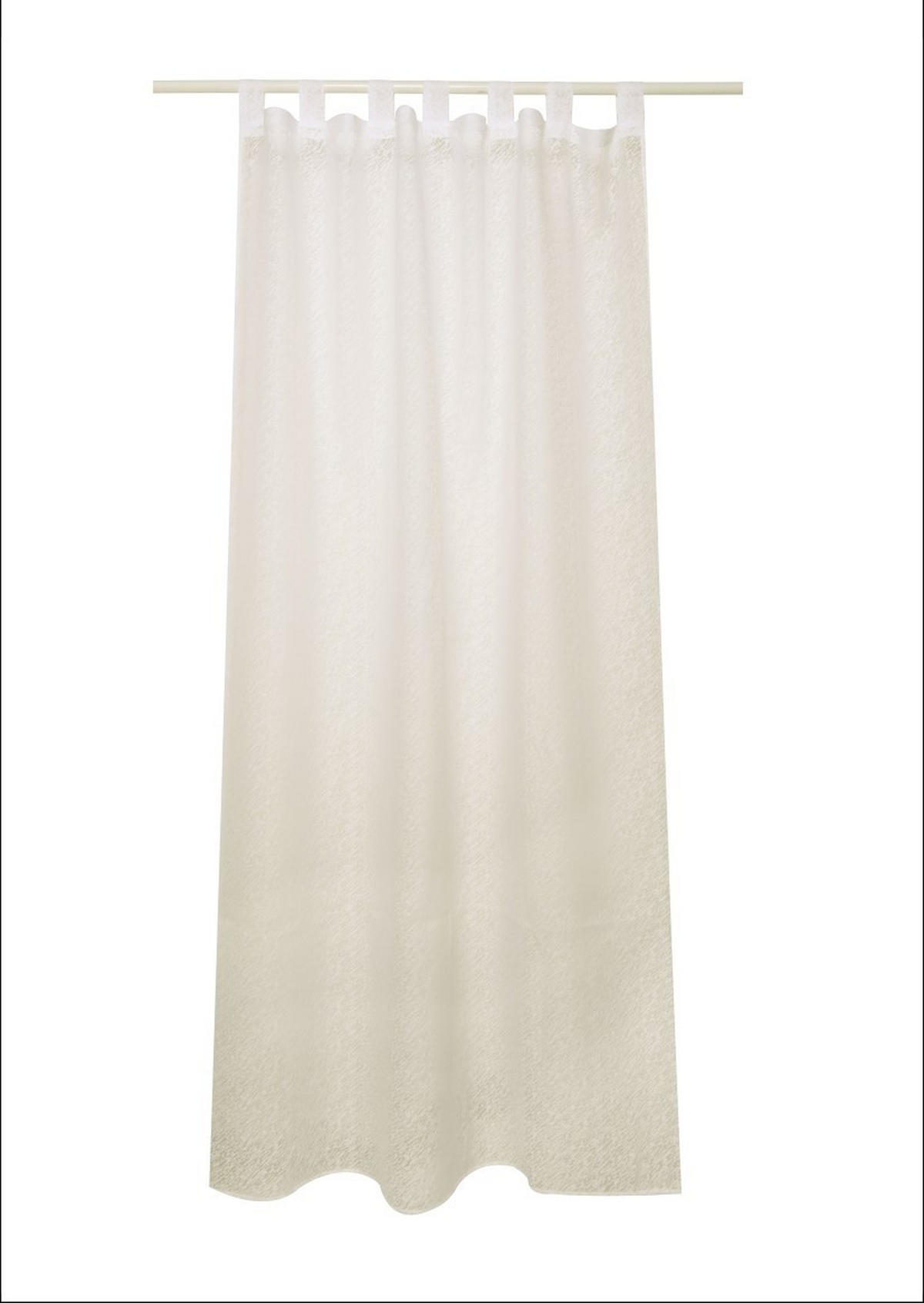 VORHANG Hianto - Ecru, Textil (140/1/250cm) - home&you